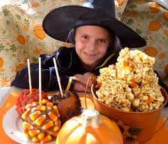 4k00:10child in halloween costume receiving candy at door. Old School Halloween Treats Caramel Apples