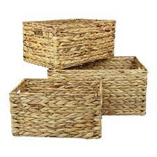 Free delivery and returns on ebay plus items for plus members. Water Hyacinth Rectangular Storage Basket The Basket Company
