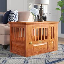 A crate for your dog and a handy nightstand for you. The 8 Best Dog Crate End Tables Of 2021