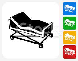 Hospital Bed Icon This 100 Royalty Free Vector Illustration Free Vector Illustration Bed Vector Hospital