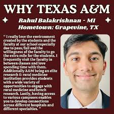 Joshua Pound, a second year at TAMU COM, describes what he loves most about  being a medical student at our school! #futureaggiedoc