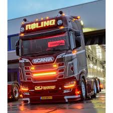 Scania v8 t730 delivering scania s730 v8 next generation trucks. Amber Daytime Running Lights For Scania Nextgen Go In Style Nl