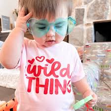 Buy Mommy and Me Valentine Shirts Wild Thing You Make My Heart Sing  Matching Valentines Day Shirts Outfits Baby Toddler Kids Mom Gift Online in  India