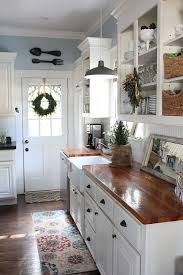a christmas cottage kitchen small
