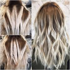 What Does The Balayage Process Look Like Balayage Processingpic Shadowroot Pravana Hairpainting Behind Hair Techniques Hair Styles Hair Color Techniques