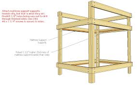 The loft bed should be large enough to accommodate a full mattress. Diy Queen Size Loft Bed Plans Novocom Top