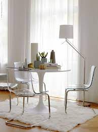 4bildcasa La Luminosita Del Bianco Sale Da Pranzo Piccole Idee Per Decorare La Casa Tavolo Rotondo Ikea