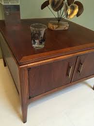 The most common feature for lane coffee tables is distressed. Shop Atomic Pad Deja Vu