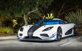 Download Wallpapers Koenigsegg Agera Hypercar Sports Cars Tuning White Agera Night Koenigsegg Koenigsegg Cool Sports Cars Super Cars