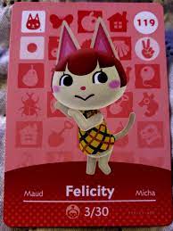 Animal Crossing Felicity Amiibo Card 11 In 2021 Animal Crossing Amiibo Cards Animal Crossing Animal Crossing Villagers