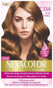 Neva Color Premium Sac Boyasi 7 334 Altin Karamel Sac Sac Boyasi Kolajen