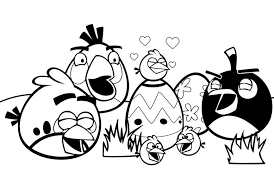 This coloring sheet height & width is around 600 pixel x 849 pixel with approximate file size for around 74.88 kilobytes. Angry Birds Matilda Bomb Red And The Blues Are Laughing Near To Eggs