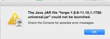 This occurs when the jvm encounters a class built for a later jvm. Can T Open Jar Files Apple Community