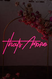 Neon Signs Thats Amore Want To Design Your Own Neon Sign Now Check Out The Neon Page On Our Website To B Neon Signs Custom Neon Signs Neon Signs Quotes