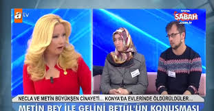 Cinayete kurban giden çiftin iddiaların odağındaki oğlu uğur büyükşen de stüdyodaydı. Muge Anli Da Metin Buyuksen Cinayeti Ile Ilgili Sok Gelisme Oldurulmeden Once Gelini Betul Ne Konustu Videosunu Izle Son Dakika Haberleri