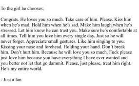 Fangirl Love Letter To Bandmember S Girl Trust Yourself Love You So Much Words