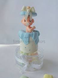 Baby On A Bottle Party Favor Beautiful Cold Porcelain Baby Etsy Cold Porcelain Baby Shower Party Favors Party Favors
