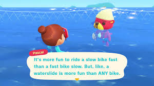 To cross over the cracks, aquire a mach bike from the bike shop in mauville city. Full Version 1 3 0 Animal Crossing New Horizons Summer Update Patch Notes Swimming Sea Creatures Pascal Animal Crossing World