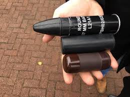 Image result for rubber bullet