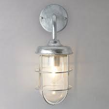 Buy Garden Trading Company St Ives Harbour Galvanised Outdoor Wall Light Online At Johnlewis Com Lighting