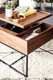 Coffee Table With Hidden Storage In 2021 Sleek Coffee Table Coffee Table With Hidden Storage Coffee Table With Storage