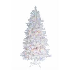 Christmas lights indoor can add a magical sparkle to your home during the festive season. Fraser Hill Farm 7 5 Ft Prelit Frosted Valley White Christmas Tree With Ez Connect Multi Led