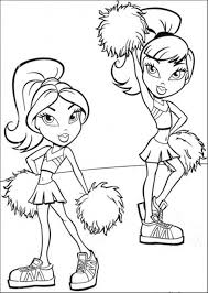 A great collection of cheerleaders coloring pages. Free Printable Cheerleading Coloring Pages For Kids