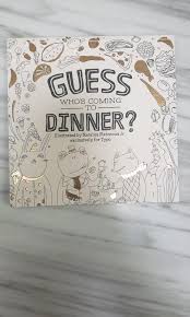 Choose the coloring book template you want and place into the provided layout (framed borders your coloring book will be printed and shipped to you within 4 to 7 days upon proof approval. Who S Coming For Dinner Typo Colouring Book Books Stationery Children S Books On Carousell