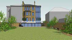 Design For Our Project On North Side Wandsworth Common Showing A Lower Ground Extension And A Dramatic Three Storey House Styles Architect Outdoor Structures