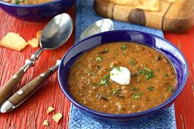Black Bean And Lentil Soup Recipe Hearty Lentil Black Bean Soup With Smoked Paprika Recipe Paprika Recipes Recipes Black Bean Soup