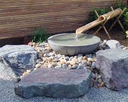 Discounted european style marble circular and wall garden fountains. Bamboo Water Spout Horizontal Build A Japanese Garden Uk