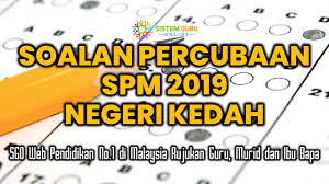 Bank soalan percubaan bagi tahun 2019 untuk semua negeri. Soalan Percubaan Upsr 2019