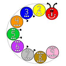 caterpillar circles colors and numbers crafty project