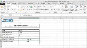 › excel mid function from right. How To Use Mid Function In Excel Youtube