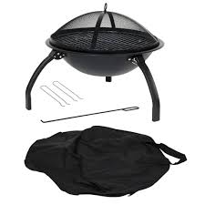 Check spelling or type a new query. Camping Firepit With Grill Folding Legs And Bag By Garden Leisure Notonthehighstreet Com