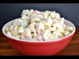 Easy to make cold chicken pasta salad recipe with mayo. Creamy Pasta Salad Recipe Mayonnaise Youtube