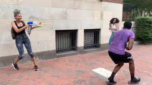 Pranksters Challenge Strangers To Water Fights Youtube