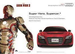 Brand Audi Source Iron Man Source Type Direct Source Attribute Power Attractive Process Intended Increase Sales Introduce Pr Iron Man Man Dream Cars
