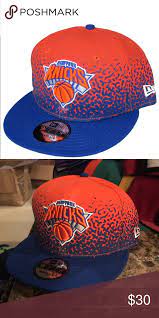 New Blue Orange New York Knicks Nba Hat New Era Nba Hats New Era New York Knicks