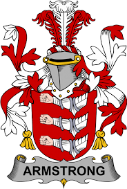 Armstrong Coat Of Arms Surname Last Name Family Crest Long Sleeve T-Shirt |  Mazezy Uk