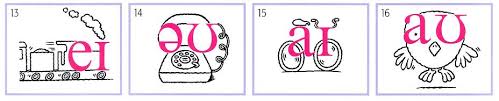 1) the first vowel letter . English Exercises Vowel Sounds With Pictograms 4