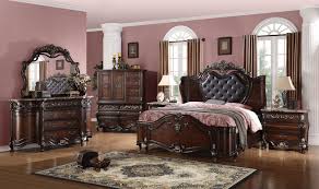 It S All About Cherries Https Www Furniturecart Com Tiffany Panel Bedroom Set 1061 62 63chtif Br C Furniture Traditional Bedroom Sets Furniture Stores Nyc