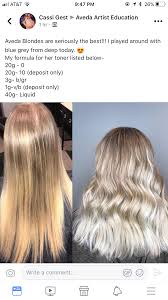 Blonde Toner Formula Aveda Blonde Toner Hair Color Formulas Aveda