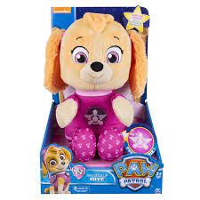 Paw Patrol Snuggle Up Skye Plush With Flashlight And Sounds For Kids Aged 3 And Up Walmart Com In 2021 Paw Patrol Toys Paw Patrol Plush Skye Paw Patrol