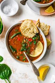 The spicy chorizo and chipotle are cooled by the sweetness of the corn. Lentil Soup Two Peas Their Pod