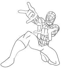 Aside from the proper body shape conveying flexibility and dynamics of the character, we have. Draw Coloring Pages Kids Learn Spiderman Theunstucklife Co