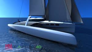 However, variations can be offered within the bounds of structural constraints. Rapido 40 A 12 M Folding Trimaran