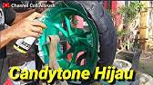 Motor standar pelek depan belakang menggunakan racing warna hitam, tambahan sayap / fair sp. Cara Tutorial Warna Ijo Candy Di Velg Motor Pcx Episode 2 Youtube