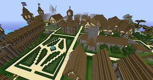 Creation D Une Cite Medievale Minecraft Fr Forum En 2020 La Cite Jardin Public Medieval