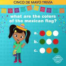 Cinco de mayo is often celebrated in the united states with mexican food and drinks, music, dancing and more. Universal Kids Can You Solve Our Cincodemayo Trivia Question With Nina Ninasworld Facebook